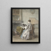 Kritik der Kunst - David Bles — gerahmtes Bild an der Wand