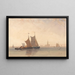 Morgen in Antwerpen - David Cox — gerahmtes Bild an der Wand