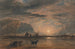 Szene am Strand bei Sonnenaufgang - David Cox — Ansicht des Kunstwerks
