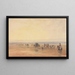 Traversée des sables de Lancaster - David Cox — gerahmtes Bild an der Wand