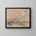 Der Hafen von Dieppe, frischer Wind - David Cox — gerahmtes Bild an der Wand