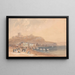 Douvres - David Cox — gerahmtes Bild an der Wand