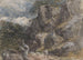 Conduite de moutons dans un paysage rocheux - David Cox — Ansicht des Kunstwerks