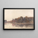 Eton depuis la Tamise - David Cox — gerahmtes Bild an der Wand