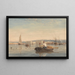 Greenwich - David Cox — gerahmtes Bild an der Wand