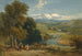 Landschaftsgemälde mit weiter Aussicht auf die Bolton-Abtei, Yorkshire und den Fluss Wharfe - David Cox — Ansicht des Kunstwerks