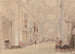 Bibliothek lange im Palast von Blenheim - David Cox — Ansicht des Kunstwerks