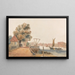 Millbank - David Cox — gerahmtes Bild an der Wand
