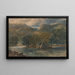 Über den Conway-Fluss, Nordwales - David Cox — gerahmtes Bild an der Wand