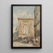 Reproduktion des Gemäldes Porte Saint-Denis Paris - David Cox