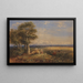 L'alouette - David Cox — gerahmtes Bild an der Wand