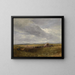 Reisende in einer Landschaft - David Cox — gerahmtes Bild an der Wand