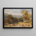 Jonction de la Llugwy et de la Conway - David Cox Jnr — gerahmtes Bild an der Wand
