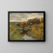 Rückkehr vom Feld - David Farquharson — gerahmtes Bild an der Wand