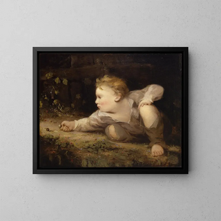 David Gilmour Blythe - Boy Playing Marbles.webp