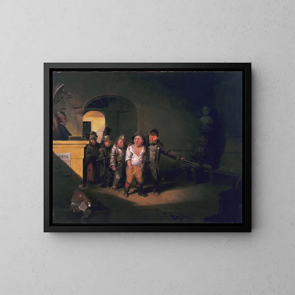 Justice - David Gilmour Blythe — gerahmtes Bild an der Wand
