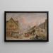Der alte Fischmarkt in Norwich - David Hodgson — gerahmtes Bild an der Wand