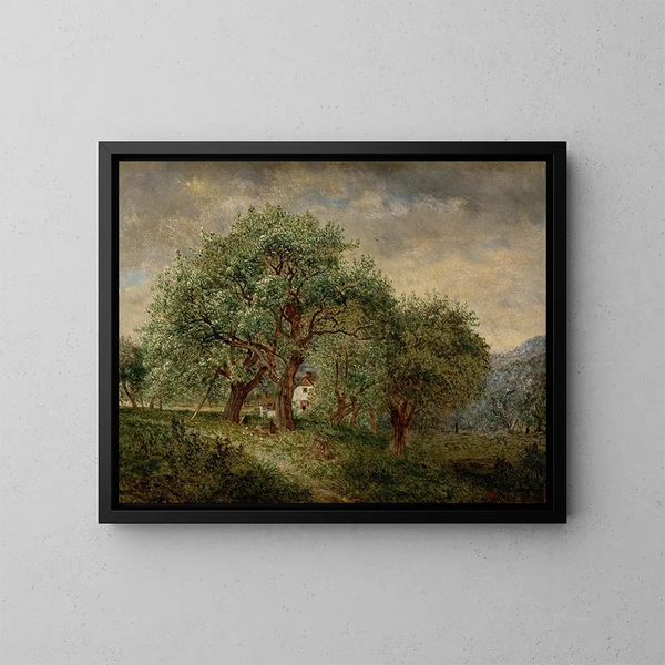 Le Temps du printemps - David Johnson — gerahmtes Bild an der Wand