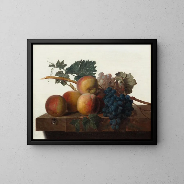 Stillleben - David Johnson — gerahmtes Bild an der Wand