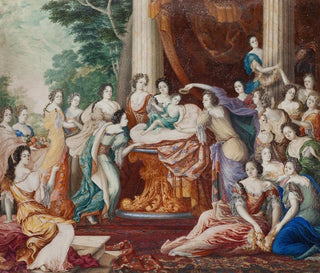 Allegorie des Geburtstags von König Karl XII - David Klöcker Ehrenstrahl — Ansicht des Kunstwerks
