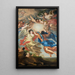 Allegorie der Hochzeit von König Karl XI. und Königin Ulrika Eleonora - David Klöcker Ehrenstrahl — gerahmtes Bild an der Wand