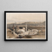 Le Caire depuis la porte de Citzenib en direction du désert de Suez - David Roberts — gerahmtes Bild an der Wand