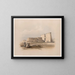 Dakke in Nubien, 14. November 1836 - David Roberts — gerahmtes Bild an der Wand