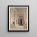 Temple fouillé de Gyrshe Gerf Hussein en Nubie - David Roberts — gerahmtes Bild an der Wand