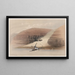 Temples excavés d'Abou Simbel, Ab Sunbul, Nubie - David Roberts — gerahmtes Bild an der Wand