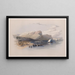 Festung Ibrim Nubien - David Roberts — gerahmtes Bild an der Wand