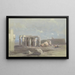 Fragmente einer kolossalen Statue im Memnonium, Theben - David Roberts — gerahmtes Bild an der Wand