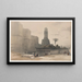 Porte de la Victoire Bab an-Nasr und Moschee d'El Hakim - David Roberts — gerahmtes Bild an der Wand