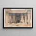 Großes Portikus-Gemälde des Tempels von Philae, Nubien - David Roberts — gerahmtes Bild an der Wand