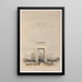 Großes Gemälde des Portals, das zum Karnak-Tempel in Theben führt, Titelvignette Band 2 - David Roberts — gerahmtes Bild an der Wand