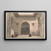 Innenansicht der Sultan El Ghoree Masjid al-Ghuri Moschee - David Roberts — gerahmtes Bild an der Wand
