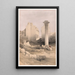 Karnak 29. November 1838 - David Roberts — gerahmtes Bild an der Wand