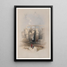 Partie de la salle des colonnes à Karnak Thèbes - David Roberts — gerahmtes Bild an der Wand