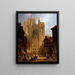Kathedrale von Rouen - David Roberts — gerahmtes Bild an der Wand