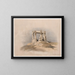 Tempel des Wady Kardassy Qirts in Nubien - David Roberts — gerahmtes Bild an der Wand