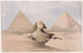 Die große Sphinx Pyramiden von Gizeh Gizeh 17. Juli 1839 - David Roberts — Ansicht des Kunstwerks