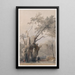 Reproduktion des Gemäldes L'arbre sacré de Metereah - David Roberts