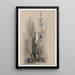 Le minarett der Moschee El Rhamree - David Roberts — gerahmtes Bild an der Wand