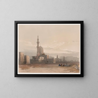 David Roberts - Tombs of the caliphs Cairo.webp