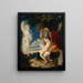Abraham und Isaak - David Scott — gerahmtes Bild an der Wand