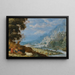 Ein ausgedehntes Flusslandschaft mit Merkur und Argus - David Teniers der Ältere — gerahmtes Bild an der Wand