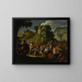 Christ auf dem Weg zum Kalvarienberg - David Teniers der Ältere — gerahmtes Bild an der Wand