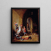 Eine Wache - David Teniers der Jüngere — gerahmtes Bild an der Wand