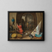 Innenansicht eines Wachsaals - David Teniers der Jüngere — gerahmtes Bild an der Wand