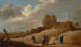 Ein Landschaft mit Figuren am Stadtrand - David Teniers der Jüngere — Ansicht des Kunstwerks