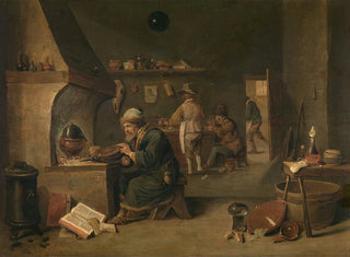 Alchimiste - David Teniers der Jüngere — Ansicht des Kunstwerks